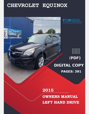 CHEVROLET EQUINOX 2015 OWNERS MANUAL